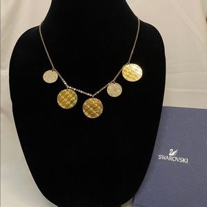 Swarovski Gold Coin Necklace